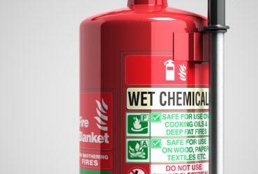 a wet chemical fire extinguisher